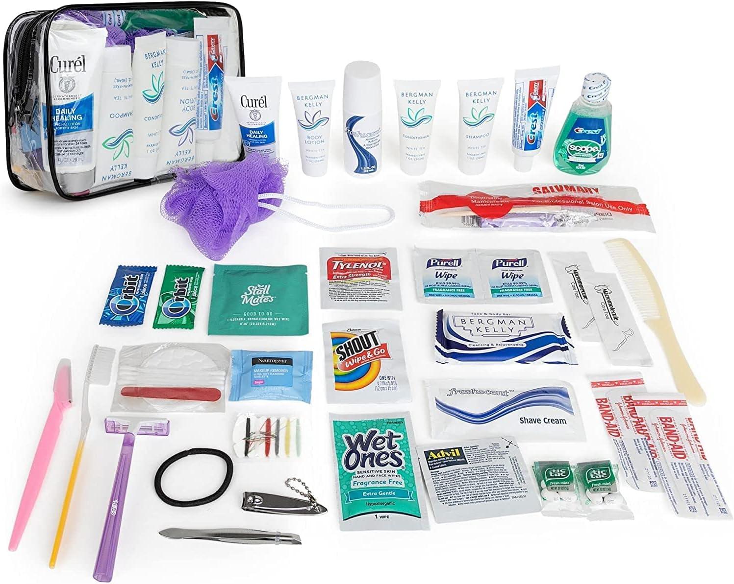 Asom Toiletry Travel Kit, Quality Hygiene Essentials Traveling