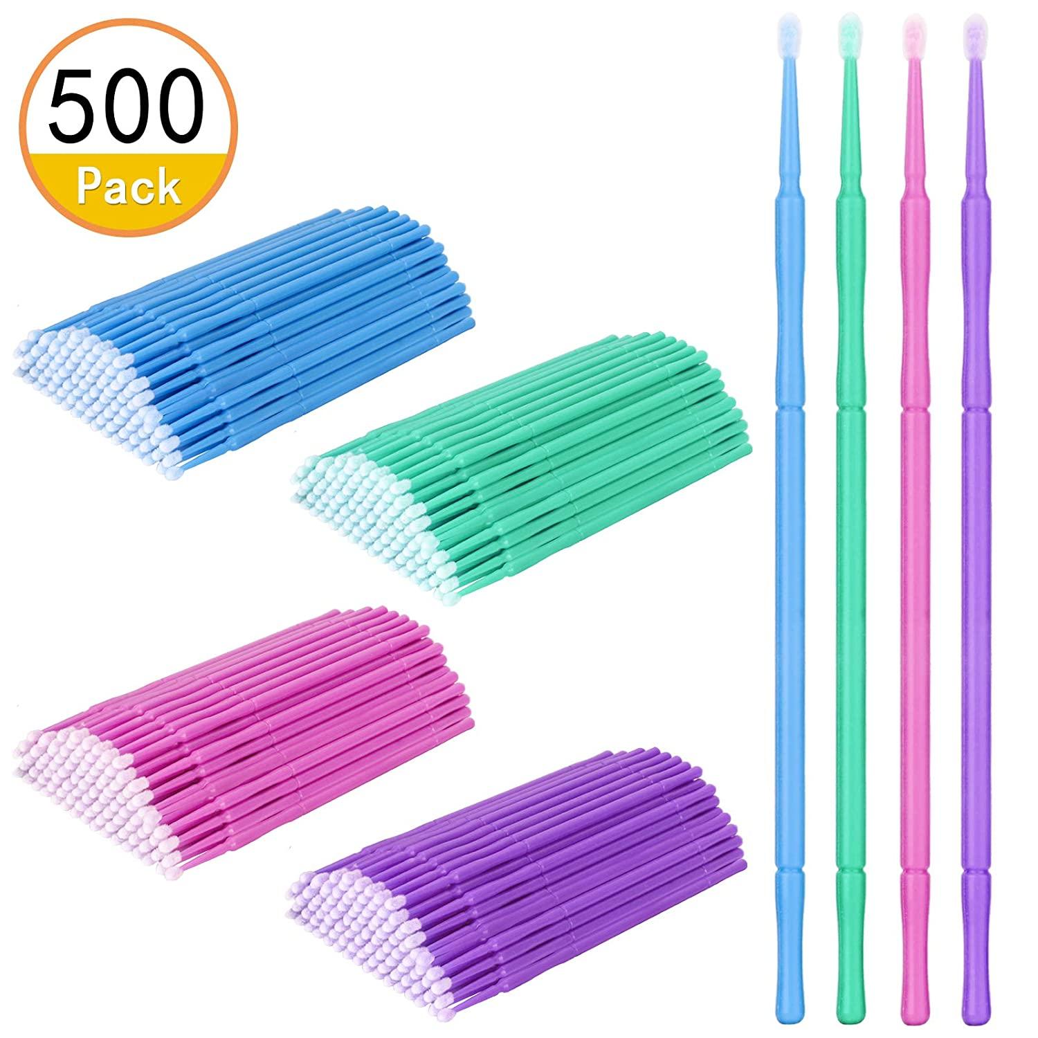 Disposable Micro Applicator Brush, Bendable Ultra fine 100 pack