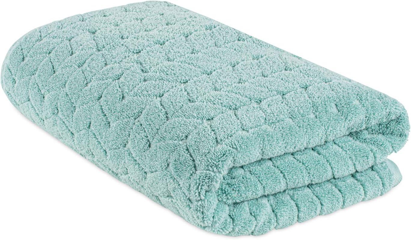 Bagno Milano 100% cotone turco jacquard set di asciugamani di lusso – Quick  Dry Non-OGM ultra-morbido, peluche e assorbente, set di asciugamani turchi