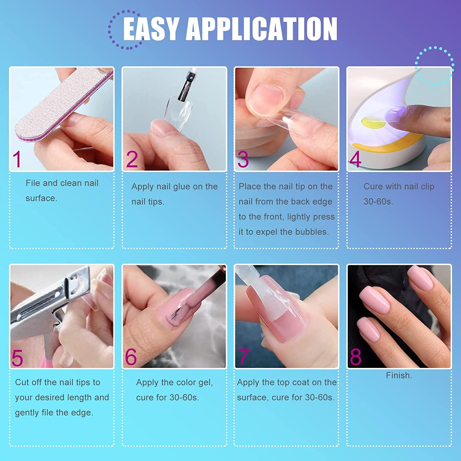 How to make nail glue at home, nail glue for fake nails