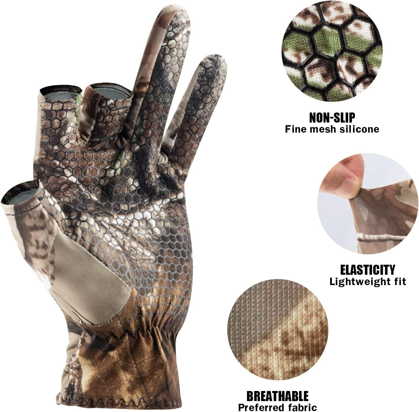 Anti-Slip Fishing Gloves Men Women Sun UV Protection High Elastic