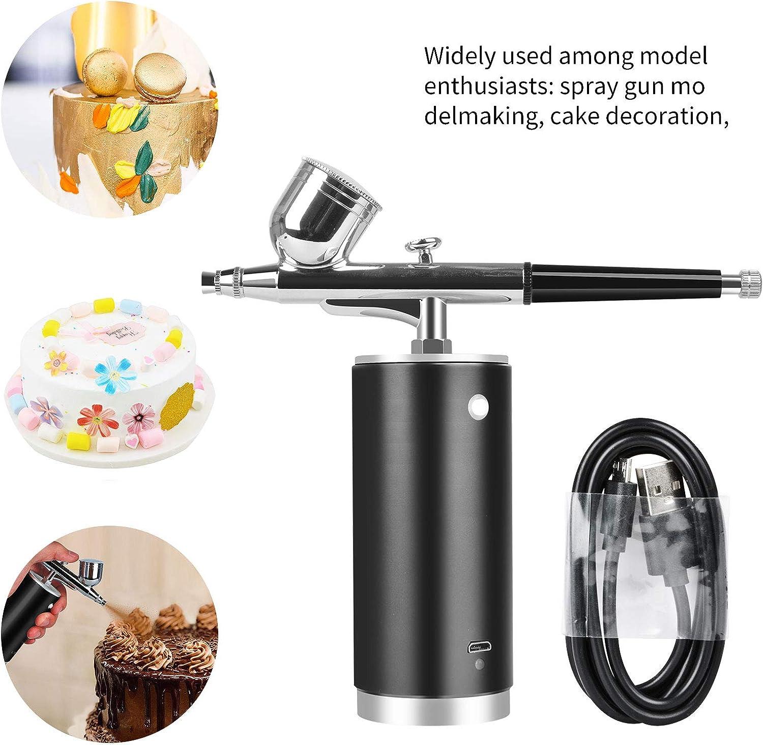Dessert Sandblasting Machine, Cake Decorating Airbrush Kit Chocolate Spray  Gun