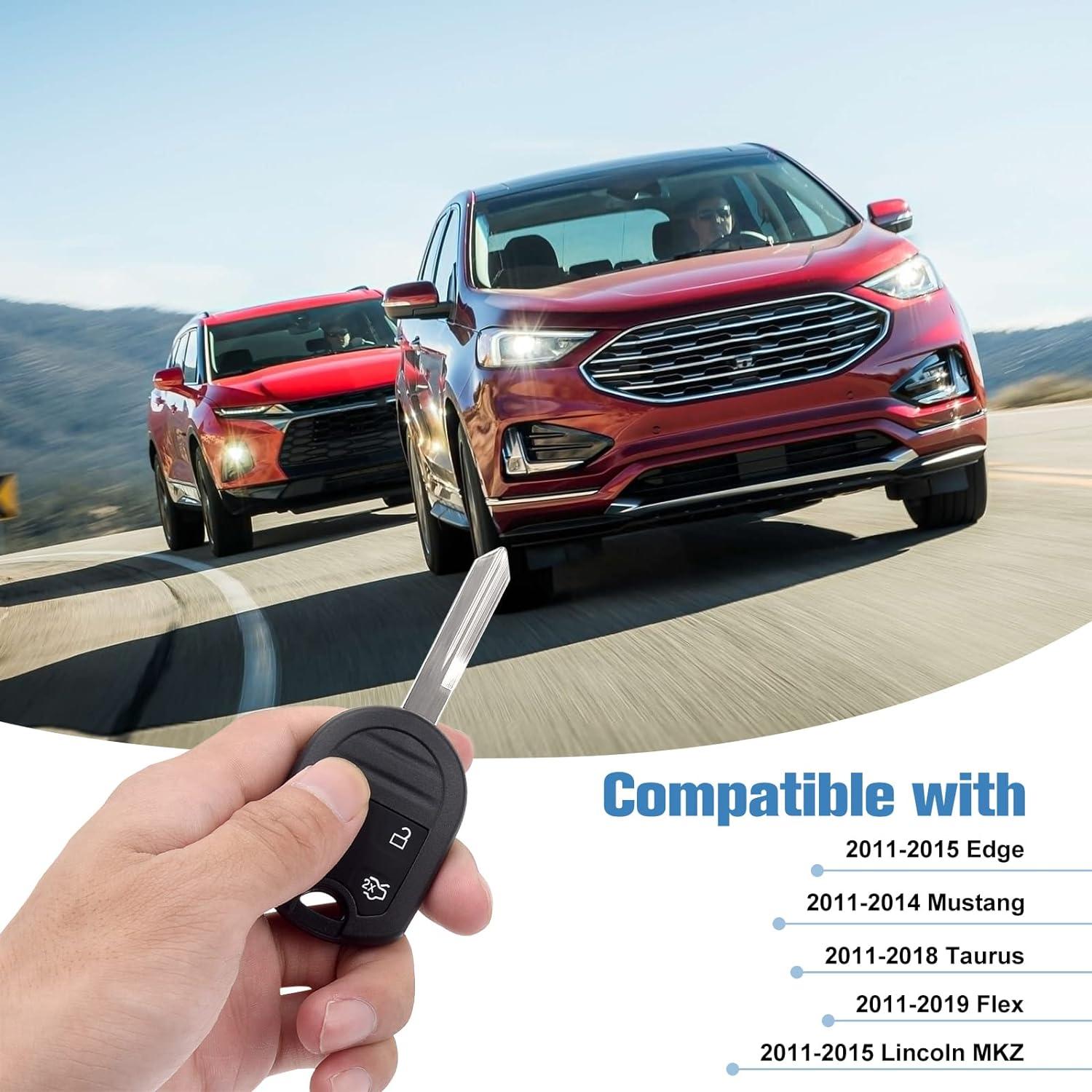 Car Key Fob Fit for Ford 2011-2015 Edge 2011-2015 Explorer 2011