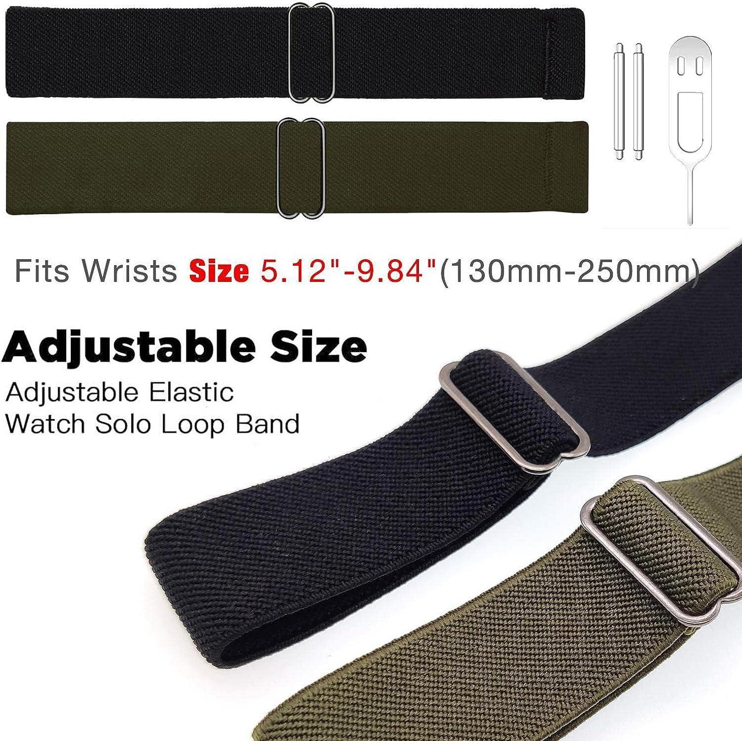 Abanen 22mm Nylon Military Style Watch Bands for Garmin Instinct/Instinct 2  Solar, Woven Fabric Durable Wristband Strap for Garmin Instinct  Tactical/Tide/Esports/Instinct Solar Green