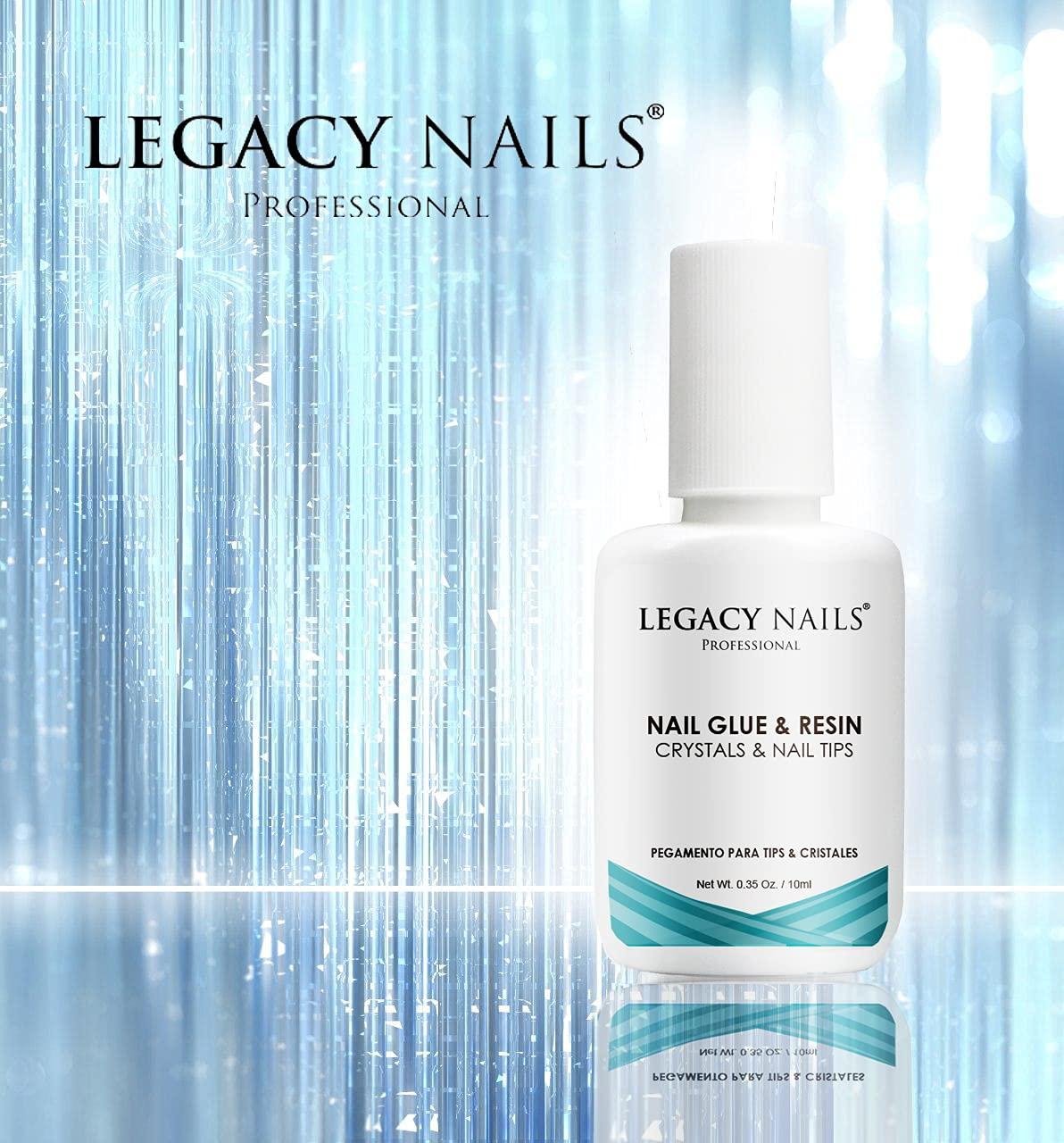Legacy Nails Professional  2pc Nail Resin Activator + Nail Glue
