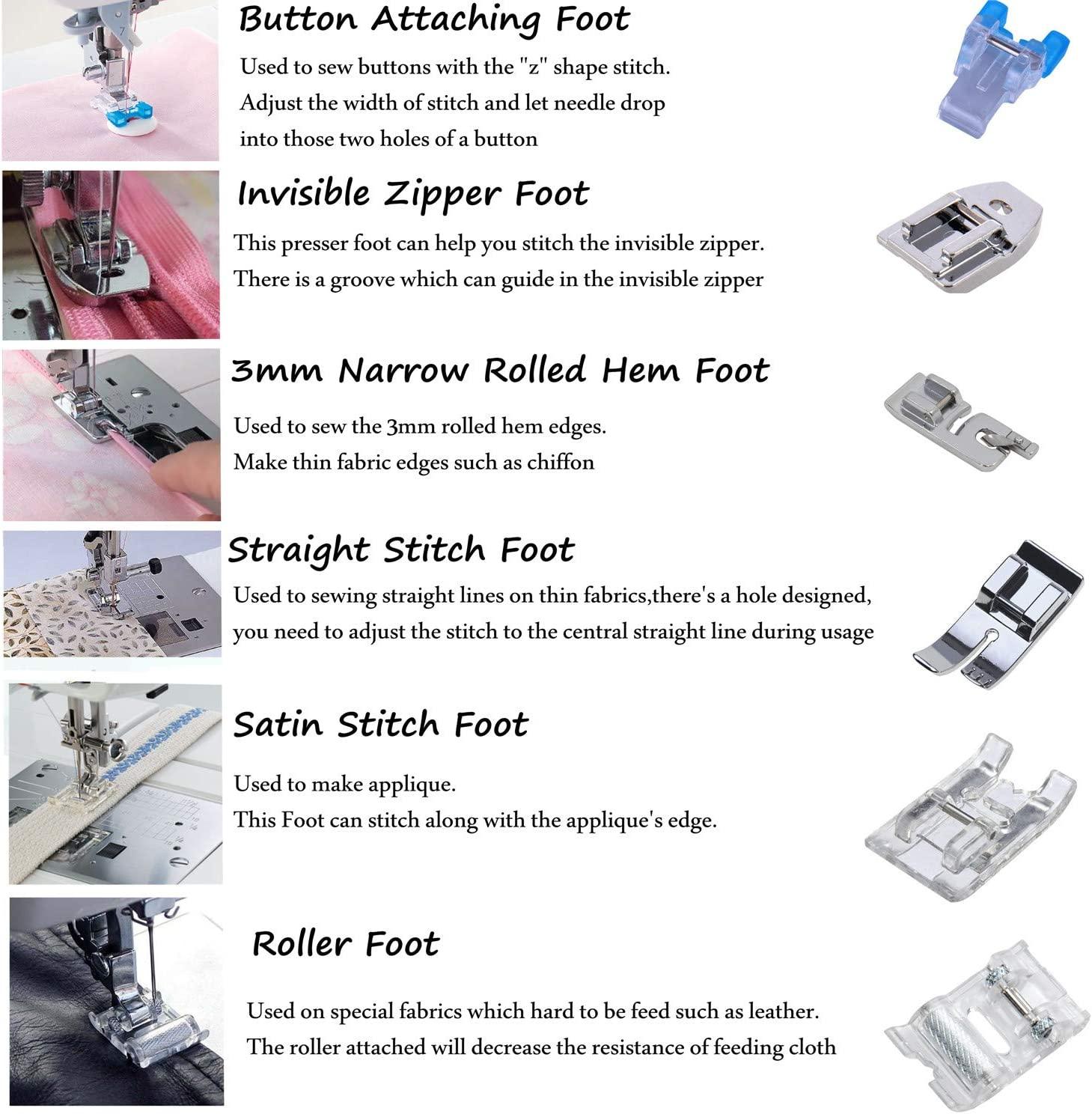 Janome Button Sewing Foot - Quick and easy button sewing