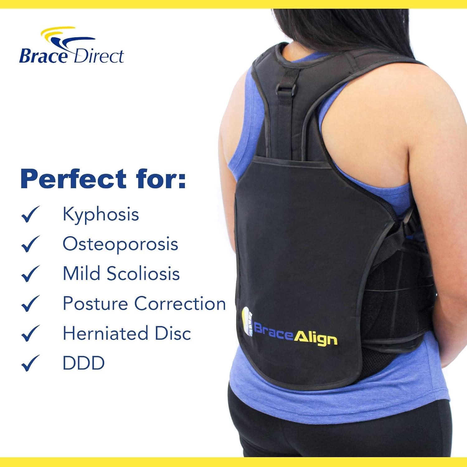 Thoracic TLSO Full Back Brace | Scoliosis, Spinal Stenosis, Fractured  Vertebrae, Kyphosis | PDAC L0456 / L0457