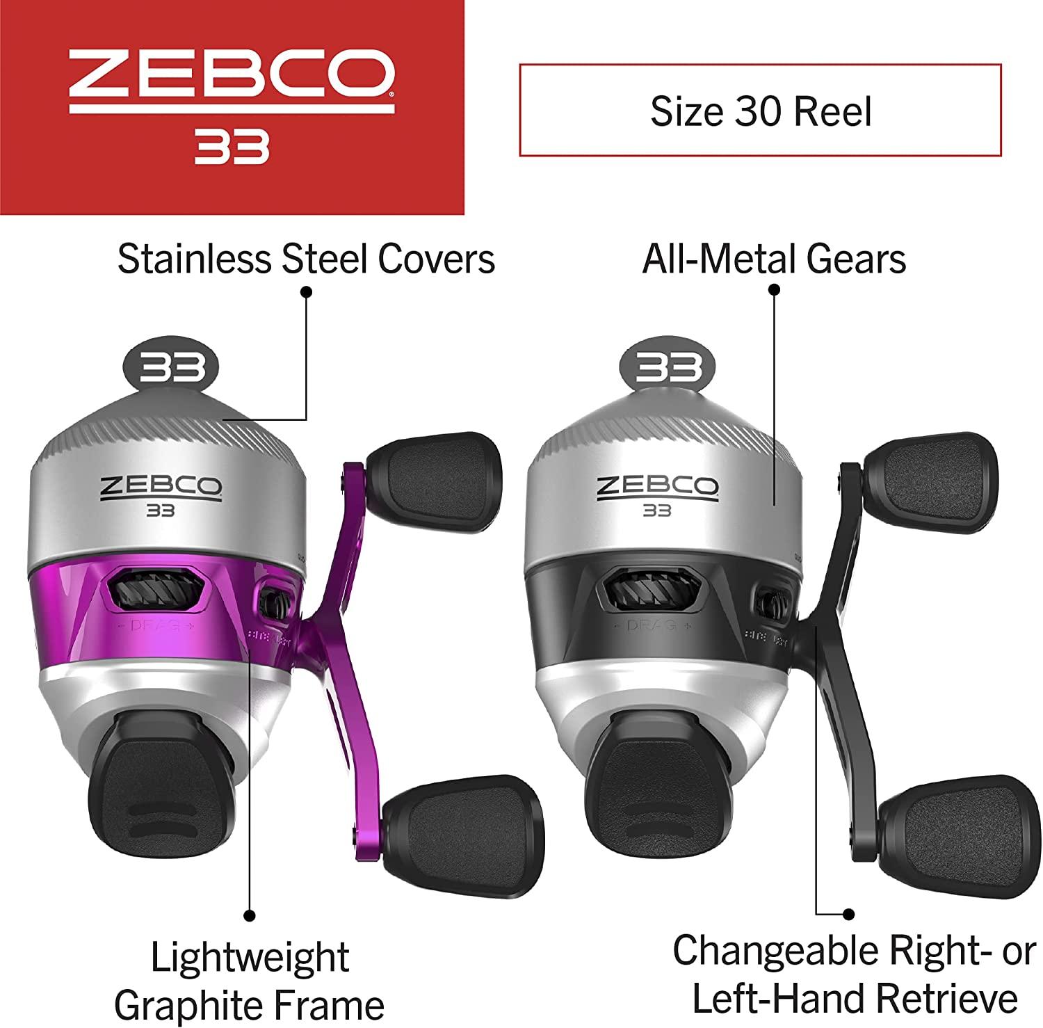 Zebco Micro Spincast Reel and Fishing Rod Combo, UK