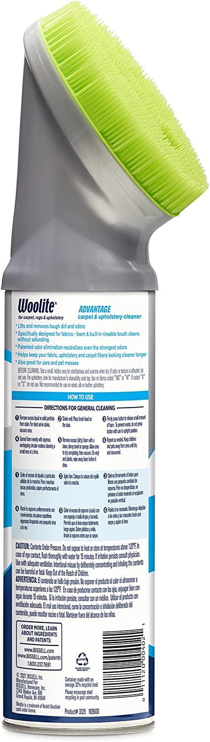 Woolite Carpet and Upholstery Foam Cleaner, 12 Ounce 