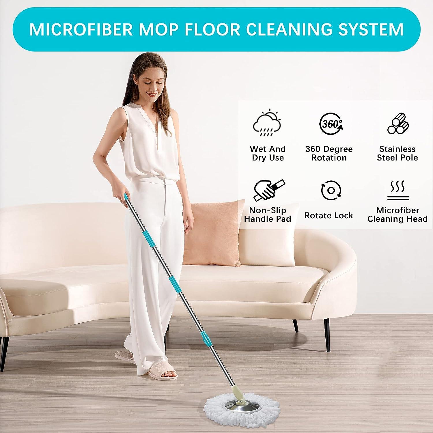 Get Scratch Anet Mopping Bucket with Flat mop Suitable for Parquet