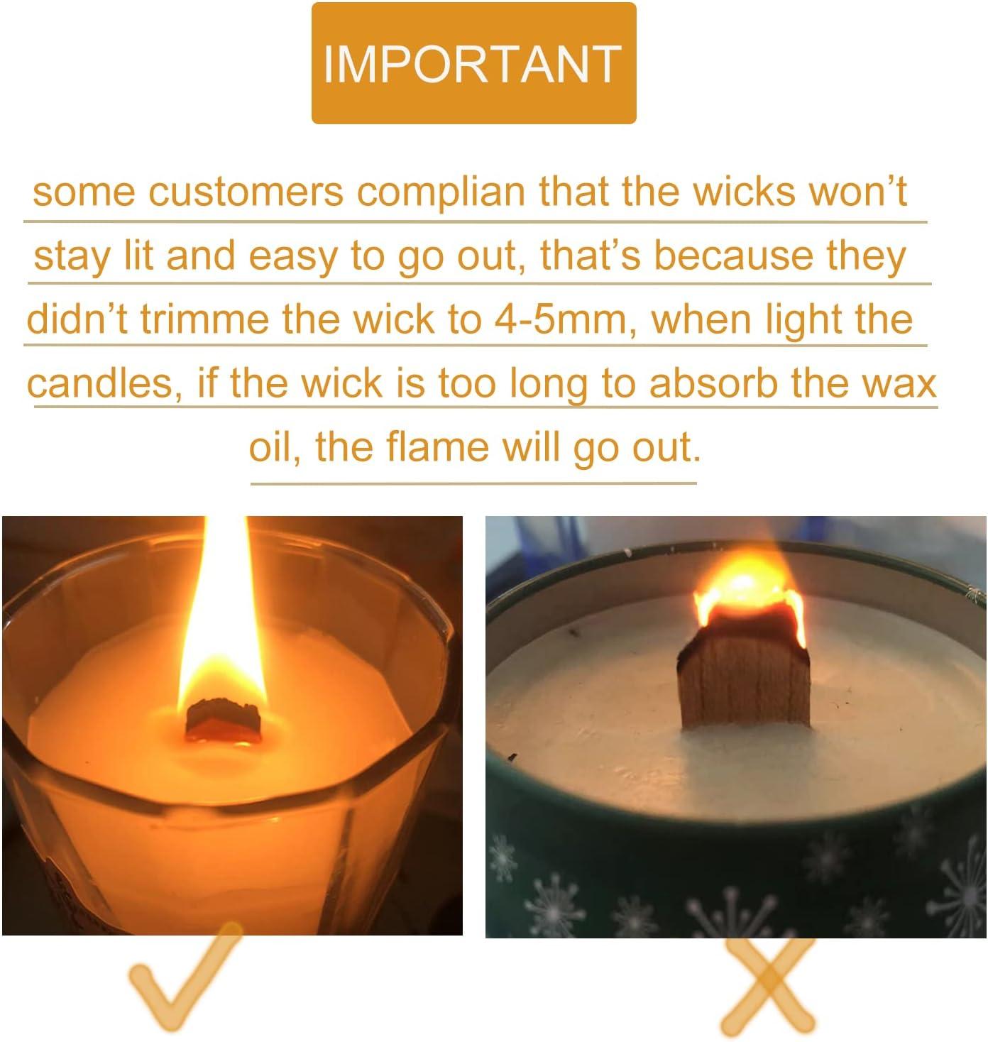 How to Light Wooden Wick Candle 