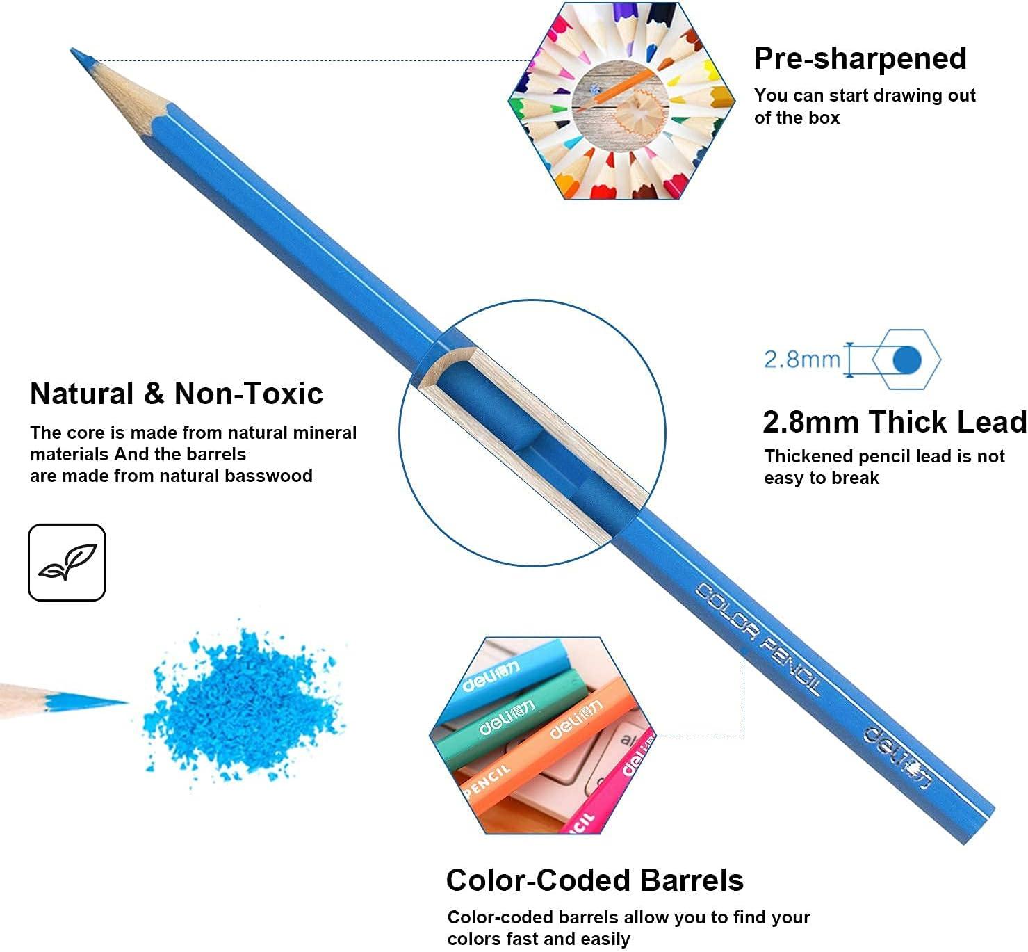 1 Box Multi-function Kids Pencils Convenient Coloring Pencils Portable  Drawing Pencils 