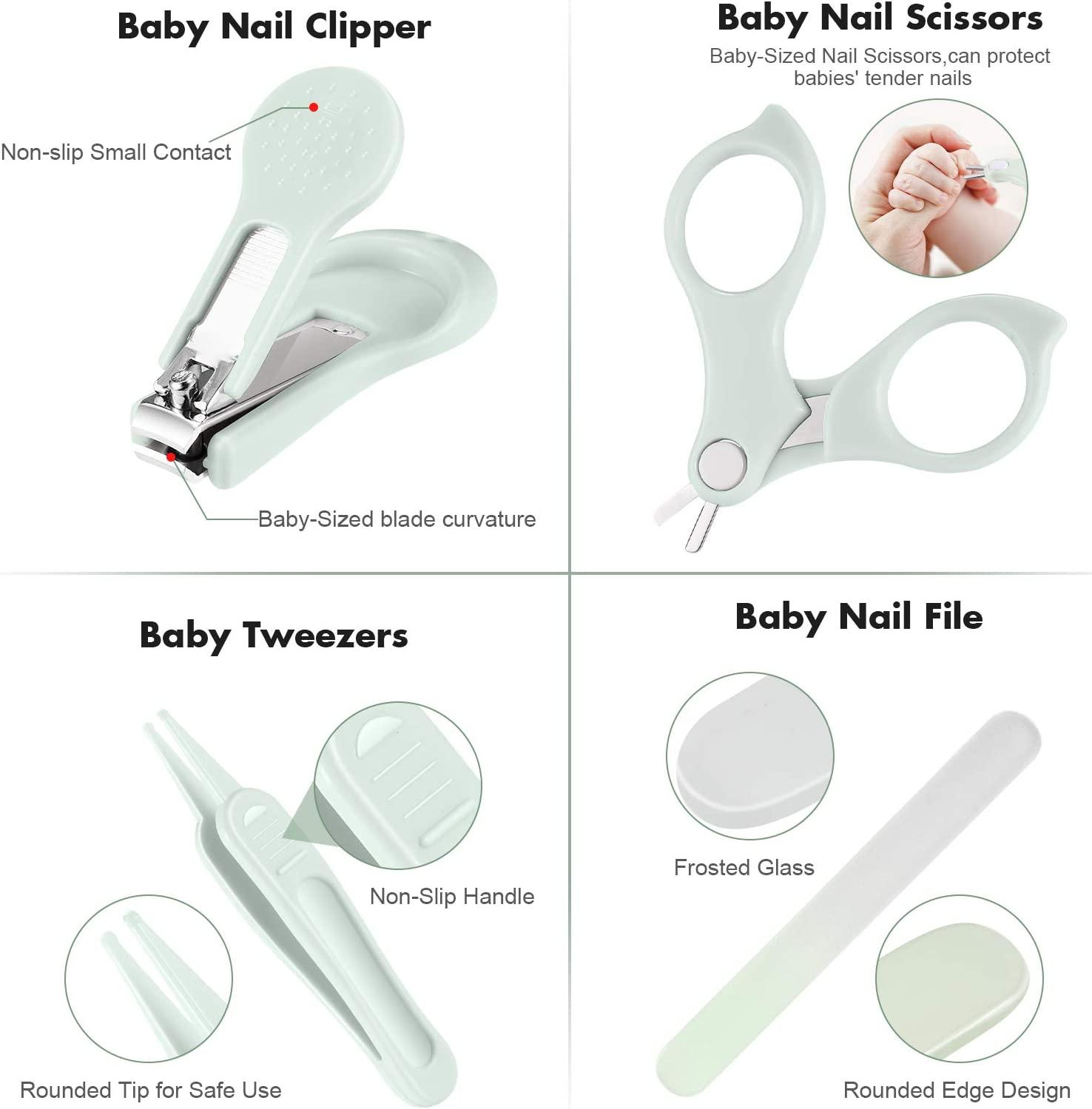 Rhoost Baby Nail Clipper & Emery Board Set - Teal | Your one-stop baby shop