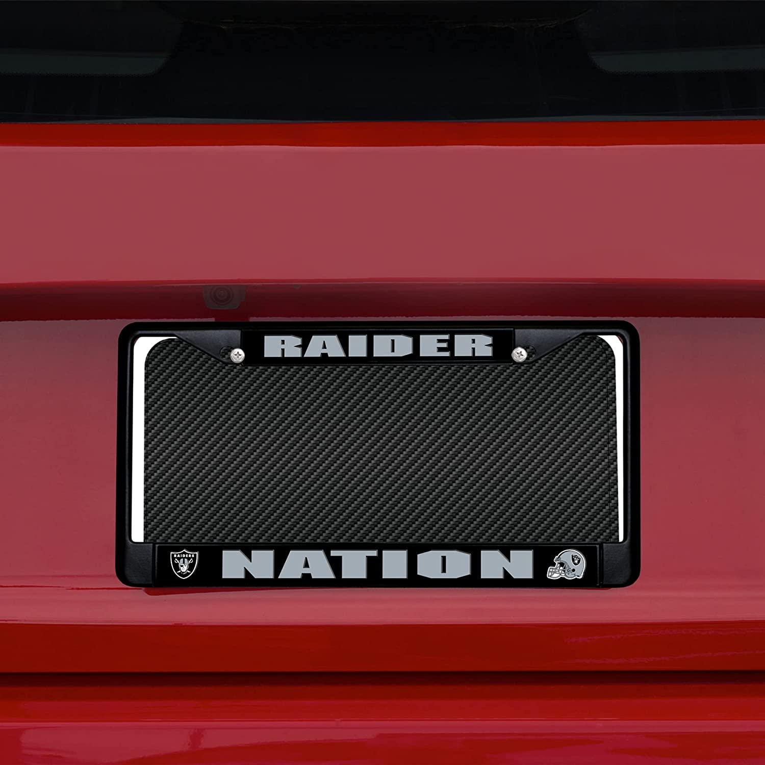 LV Raiders Bling License Plate Frame