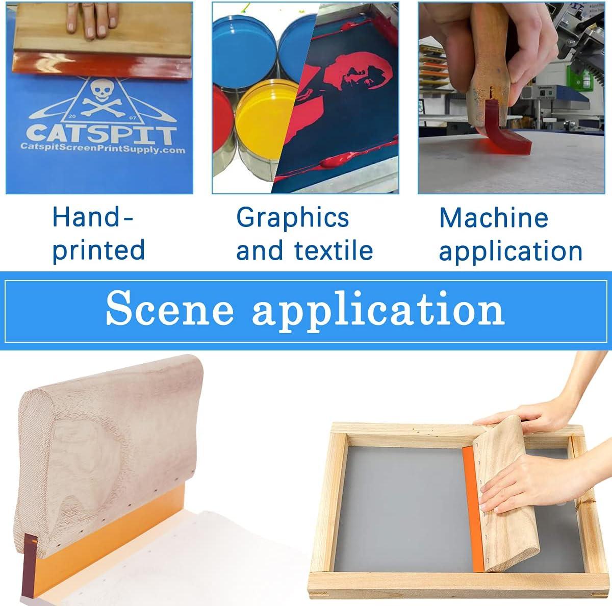 Manual Wood Hand Screen Printing Squeegee