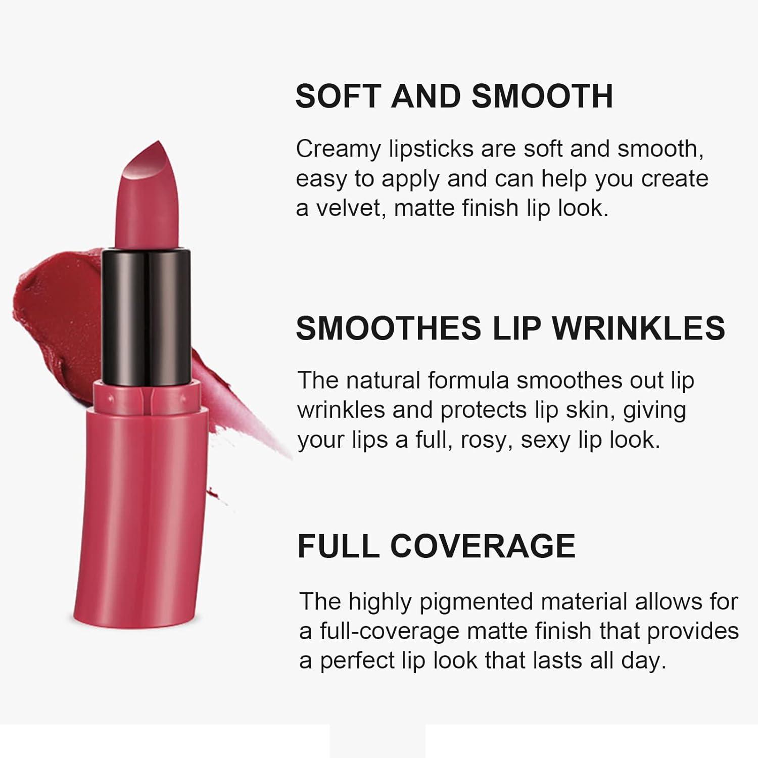 Corashan Fashion Lip Lipstick Cosmetics Women Sexy Waterproof Lips Metallic  Lip Gloss 4 ml，A Best Gift - Walmart.com