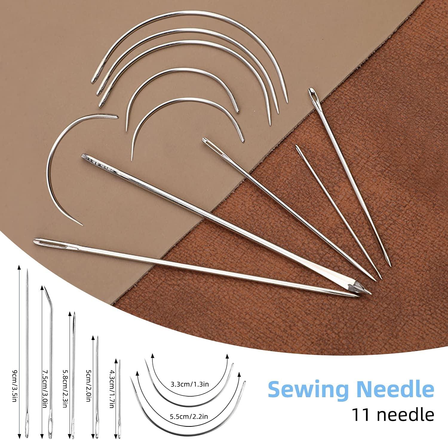 Leather sewing  Sewing leather, Thread size chart, Leather projects
