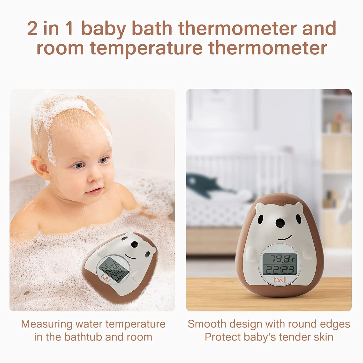 b&h Baby Thermometer, The Infant Baby Bath Floating Toy Safety Temperature  Water Thermometer (Classic Duck)
