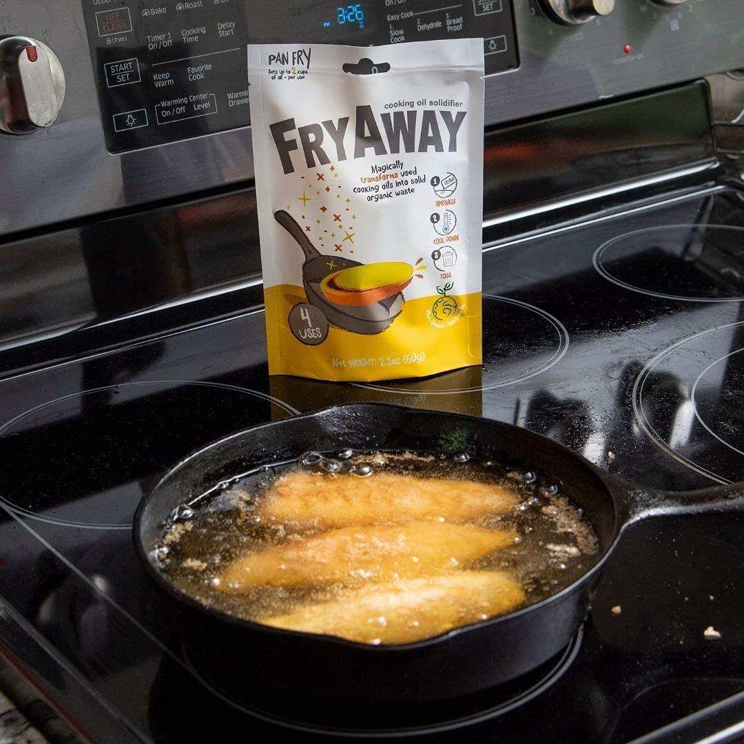 FryAway Deep Fry Cooking Oil Solidifier, Solidifies Nepal