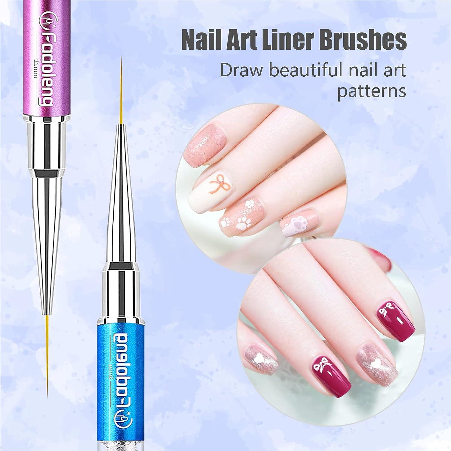 Pinceles Drawing Nail Art Organic Nails - Organic Nails U