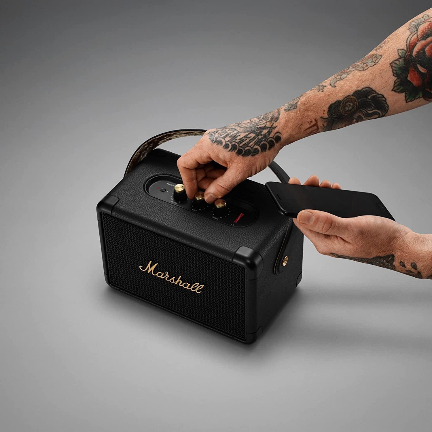 Marshall Kilburn and Speaker II Bluetooth & Brass Black Speaker Black - Brass Portable