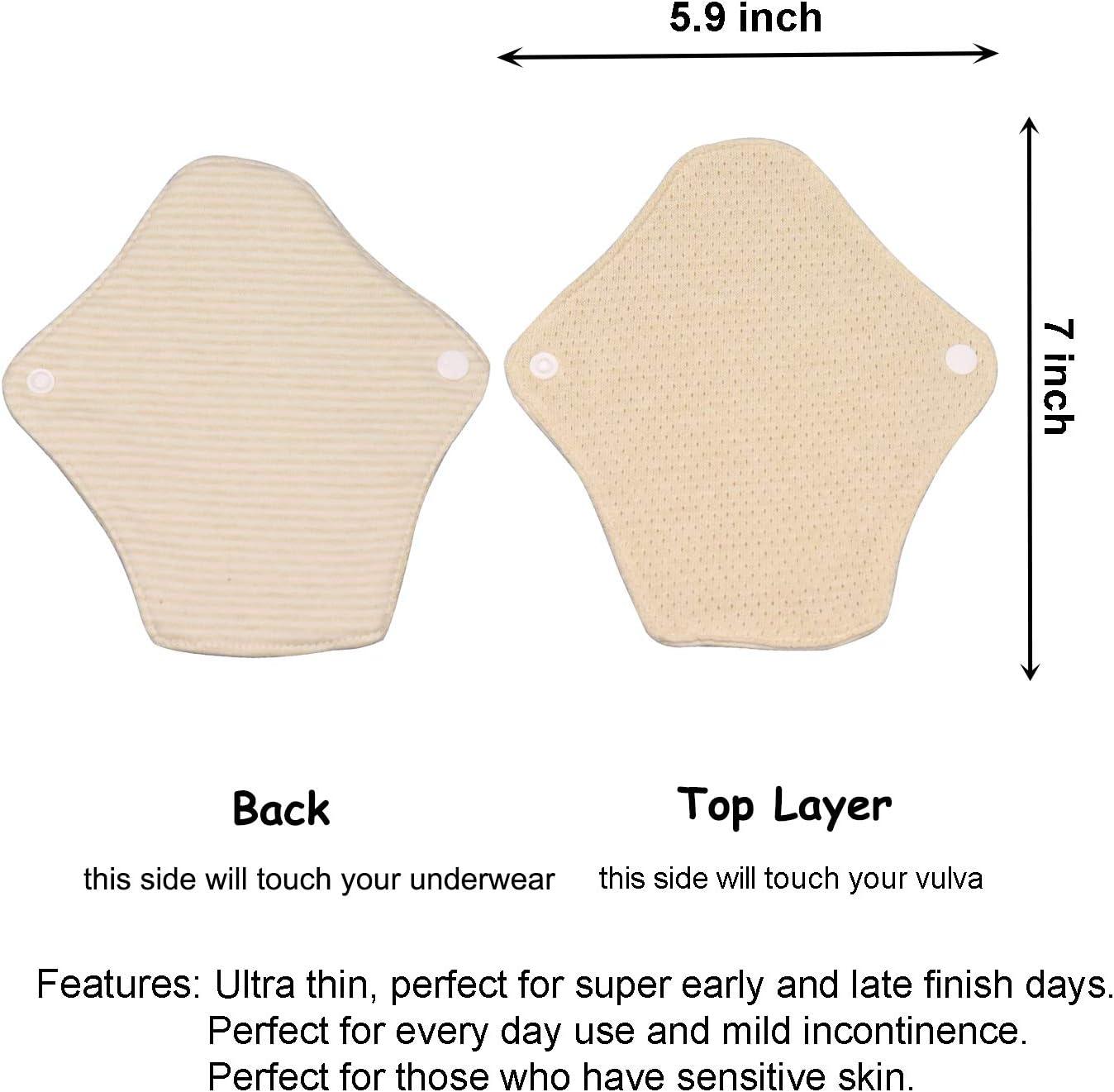 Best Organic Cotton Reusable Cloth Pads For Periods