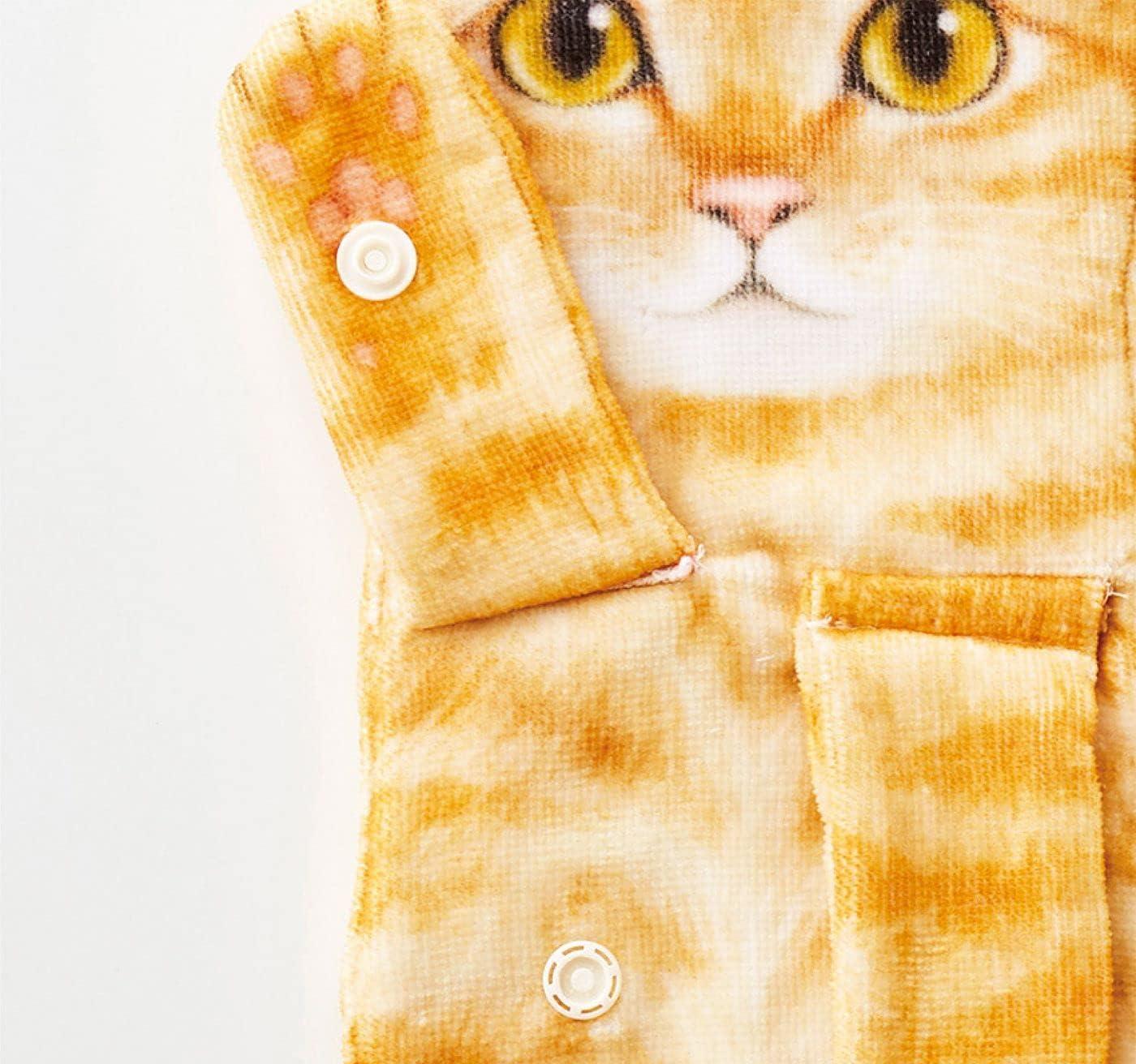 Cat Funny Hand Towels for Bathroom Kitchen - Cute Decorative Cat