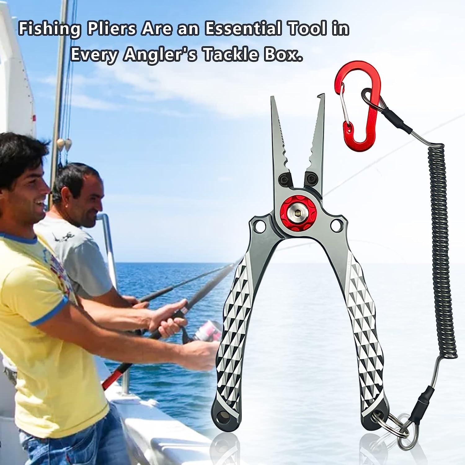 Multifunctional Fishing Pliers With Sheath And Lanyard