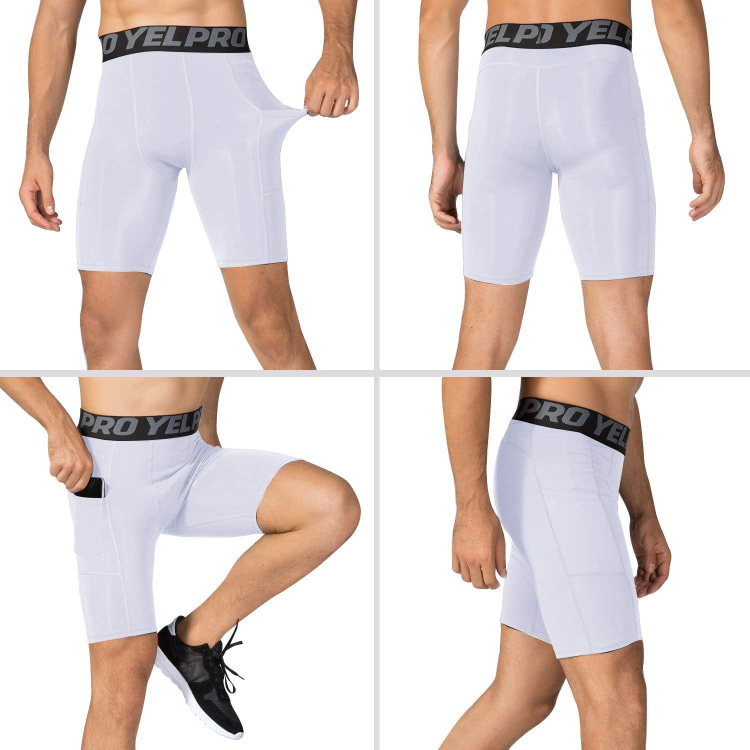 Active Dry Compression Shorts - White