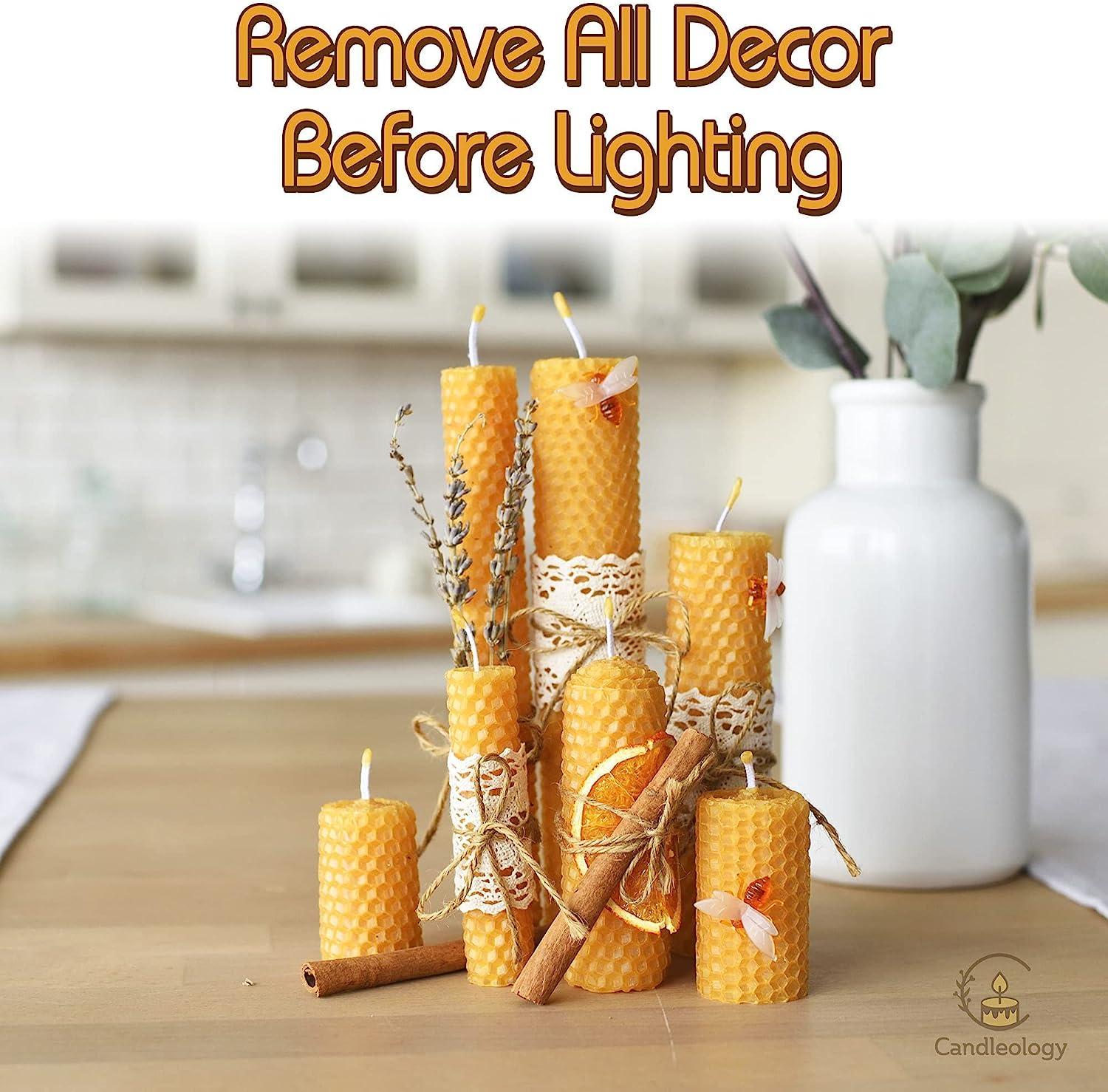 Beeswax Candle Making Kit - Natural DIY Candle Kit for Beginners (Adults &  Kids) Candle Rolling Kit with Beeswax Sheets & Decorations to Make Your Own  Candles in Kenya