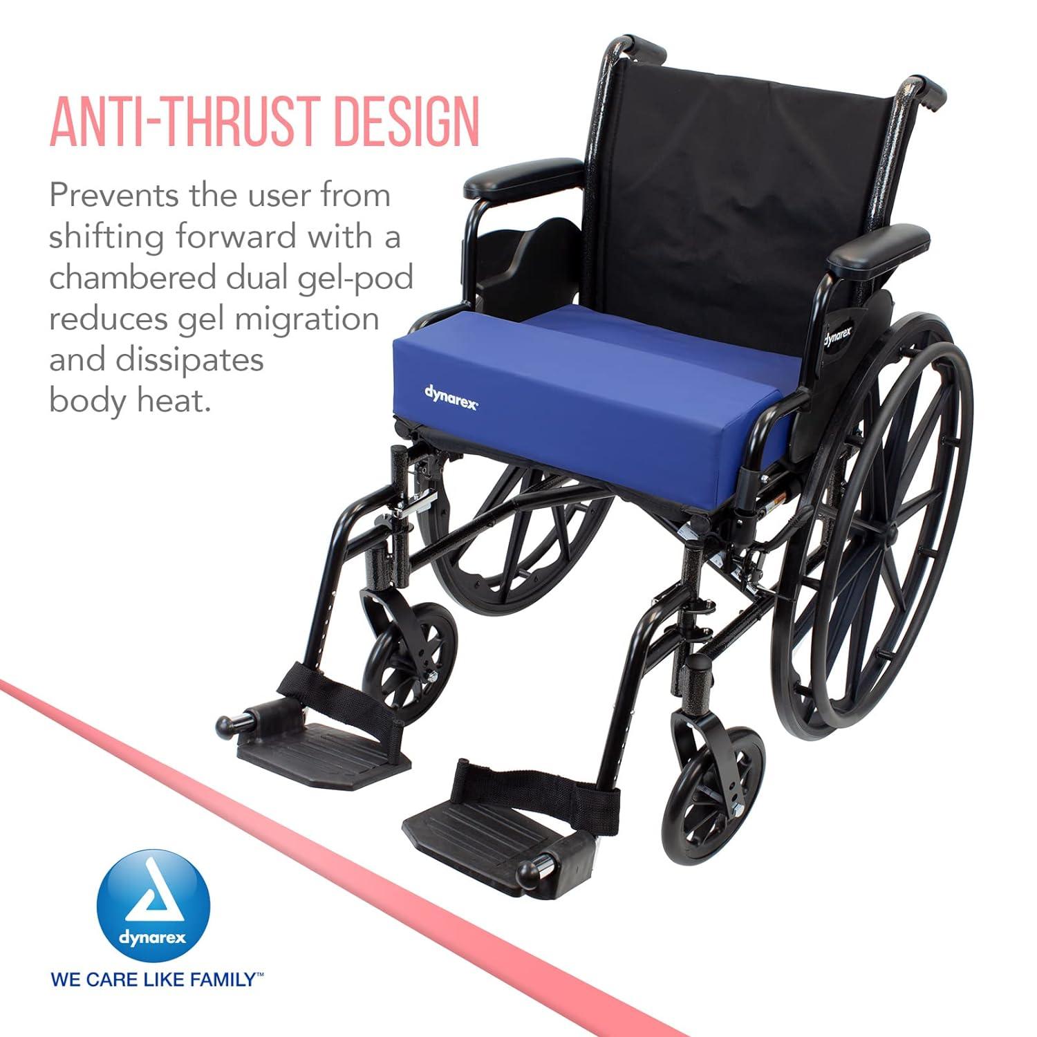 Cushion Wheelchair Gel Slide Guard Wedged Anti Thrust by Skilcare – JML  WHOLESALE