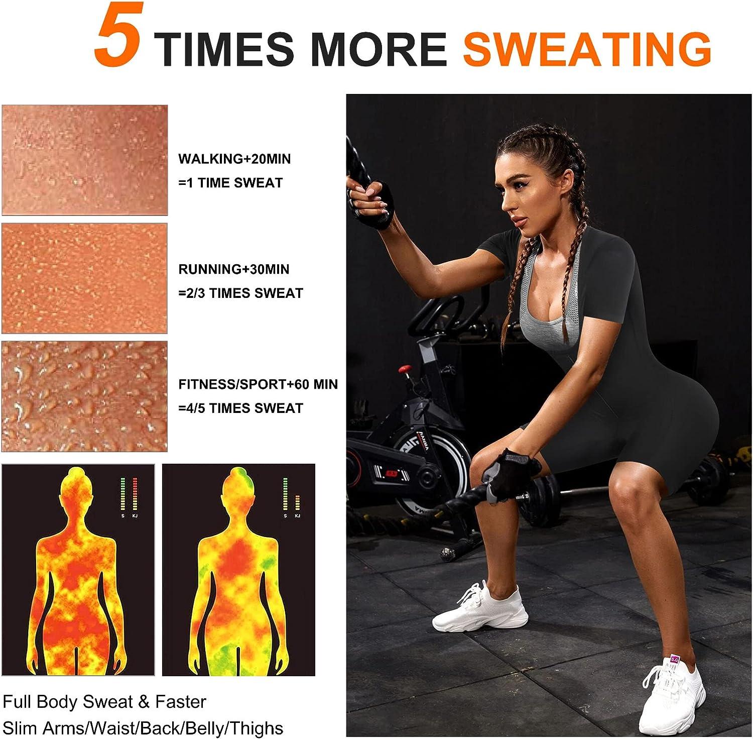 Ursexyly Women Waist Trainer Sweat Corset Sauna Suits Body Shaper Tummy  Control Workout Sports Girdles Slim Belly Band
