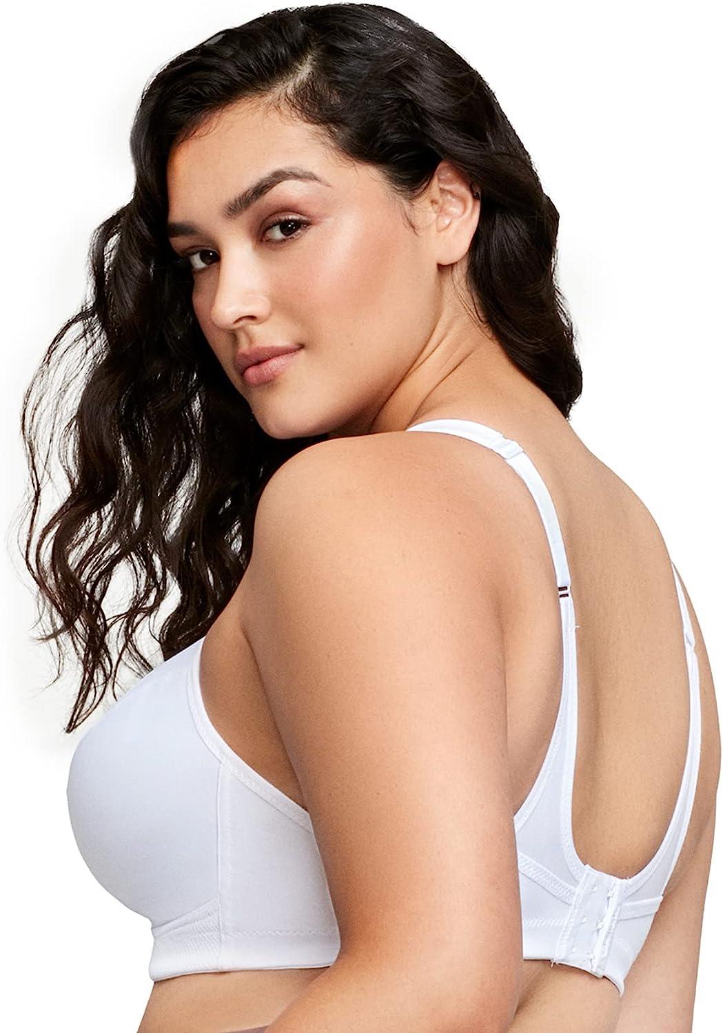 Womens Plus Size Sports Bra Full Figure Camisole Wirefree Sports Bras,Seamless  Comfortable Padded U Back Workout Bralettes,Mid supportive Yoga Bra  No-Bounce Workout Running Jogging Pullover Bra,White 