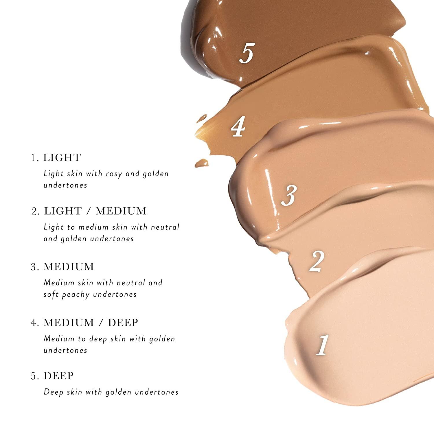 LAURA GELLER NEW YORK Quench-n-Tint Hydrating Foundation - Light/Medium -  Sheer to Light Buildable Coverage - Natural Glow Finish - Lightweight  Formula with Hyaluronic Acid 02 Light/Medium
