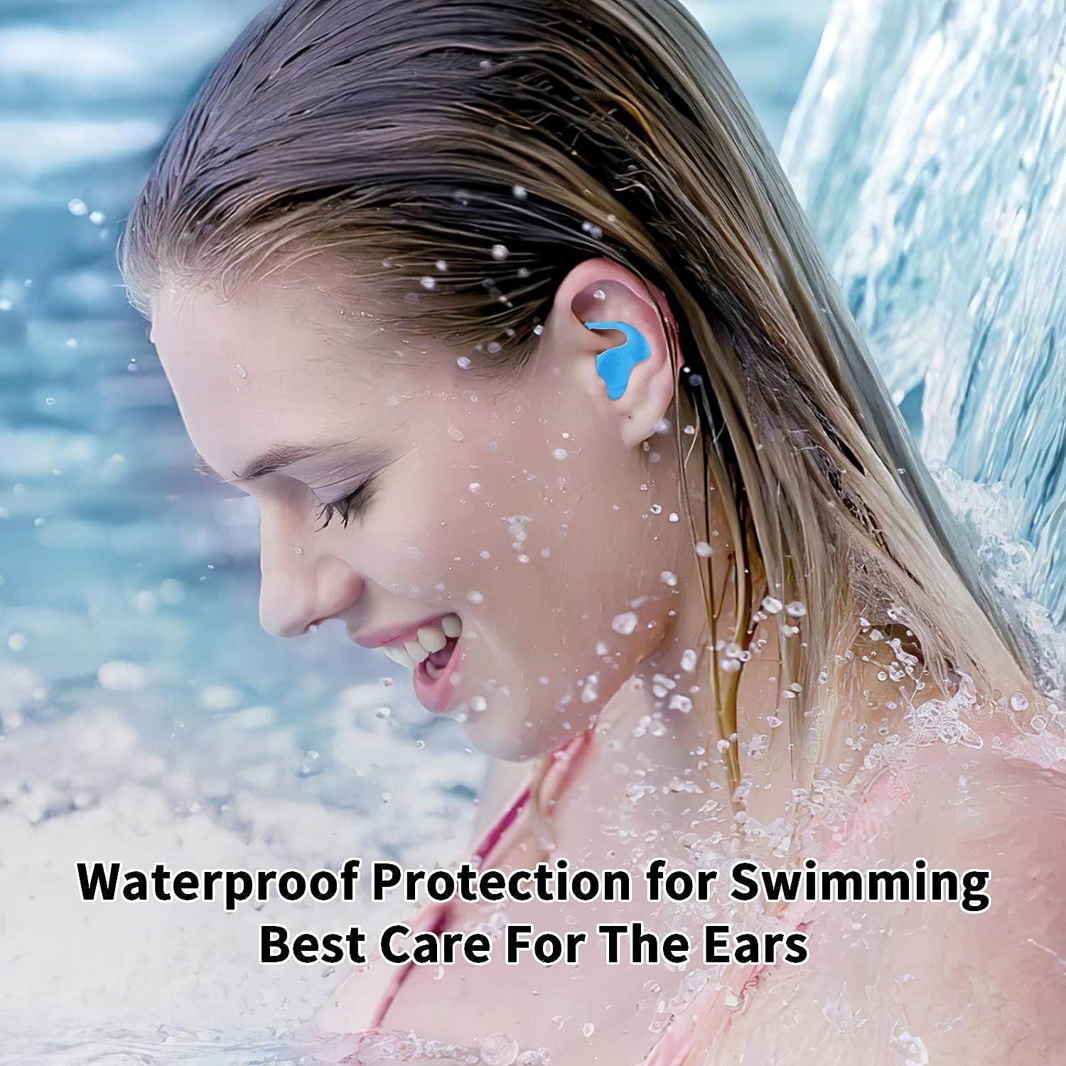 Earplugs for Sleeping Noise Cancelling, Reusable Ear Plugs– Super Soft,  Silicone Ear Plug, for Sleeping 8 Pairs, Swimming, Snoring, Concerts, Work