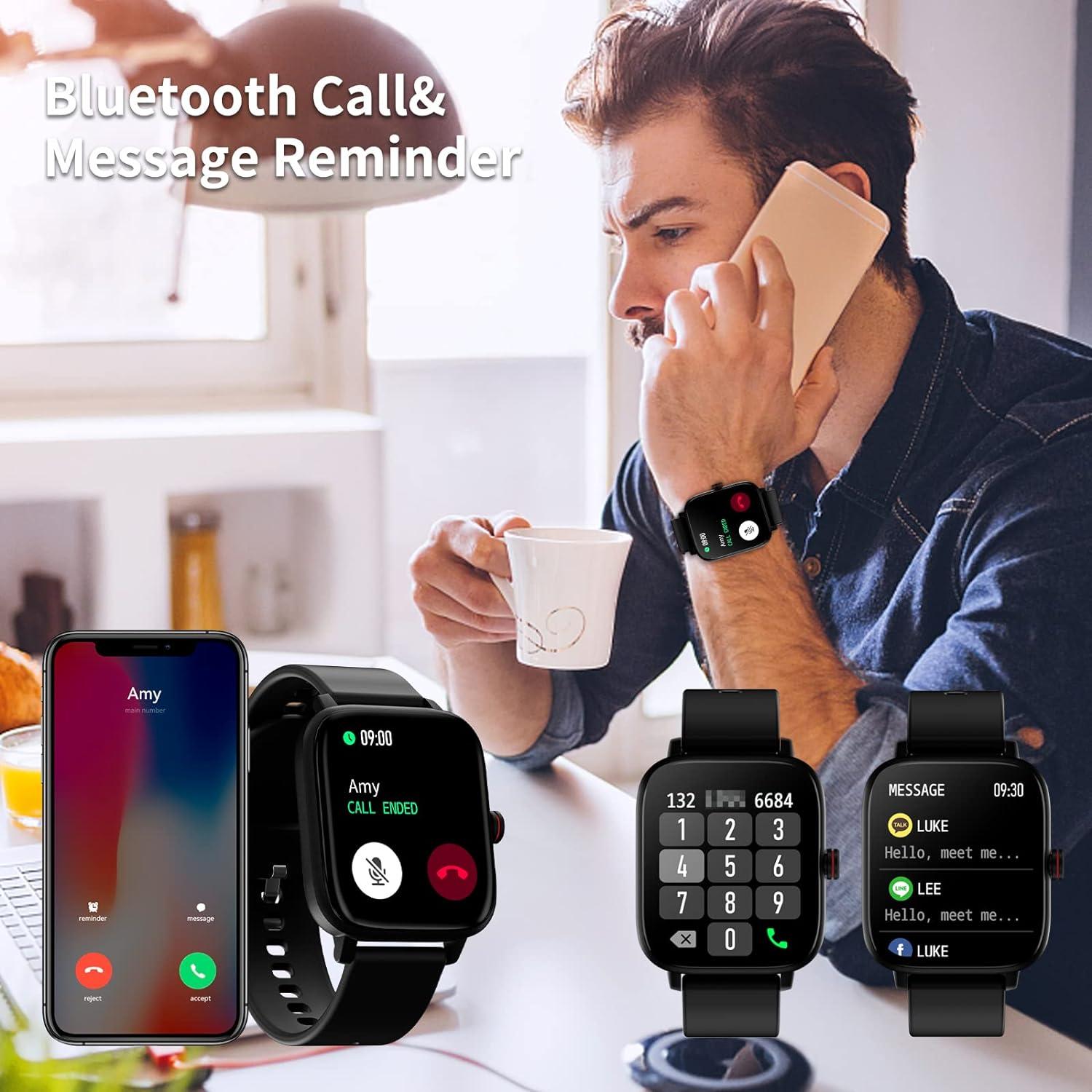 Cheap LIGE New Women Smart watch Men 1.69 Color Screen Full touch Fitness  Tracker Bluetooth Call Smart Clock Ladies Smart Watch Women