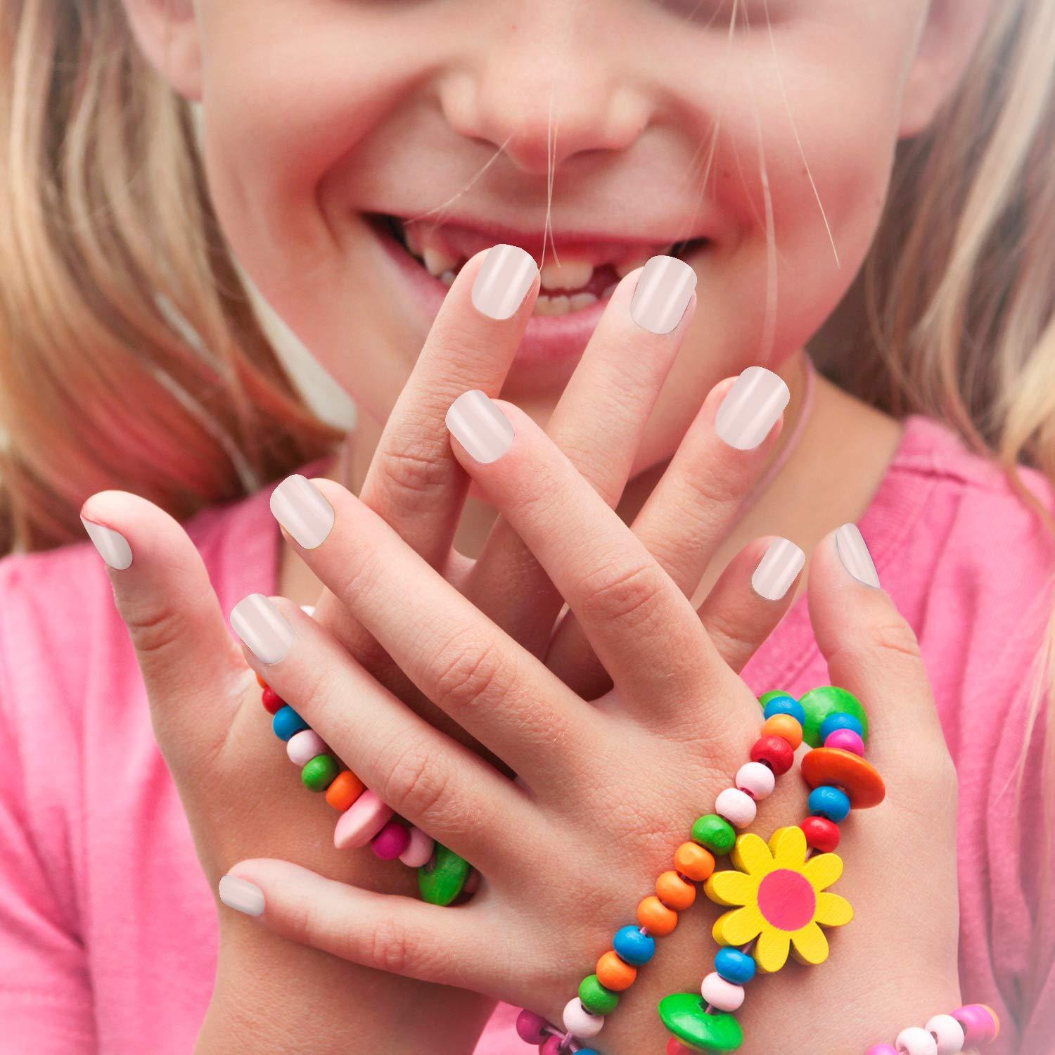Pink Artificial Nails With Glue For Kids, Packaging Size: Pack of 24 at Rs  110/set in Mumbai
