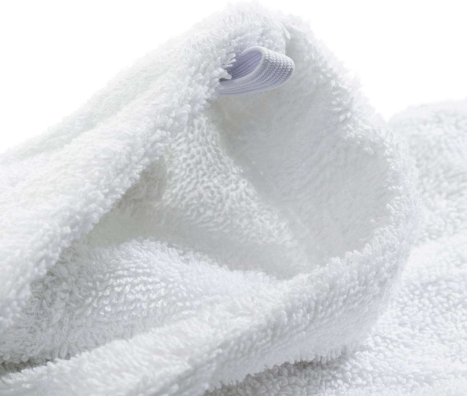 Ultra-Absorbent Quick-Dry Hair + Body Towel - White