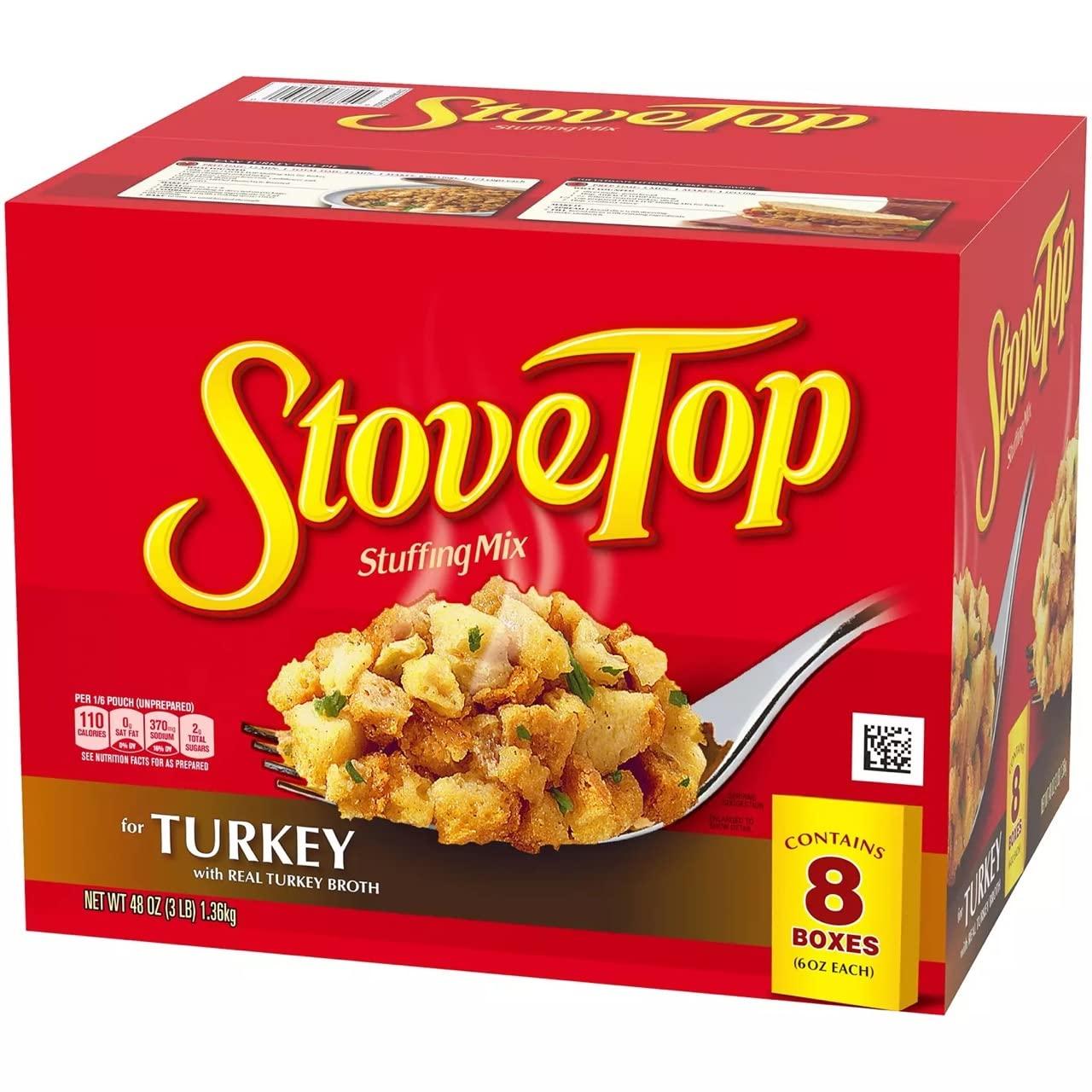 Stove Top Stuffing Mix for Turkey (6 oz. ea., 8 pk.)