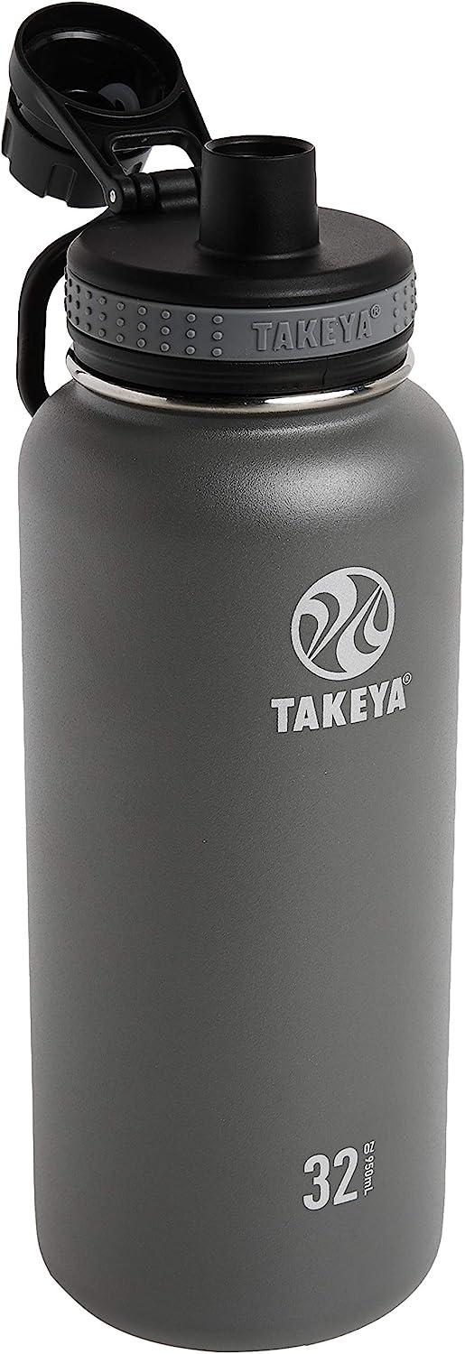 Takeya Originals 24 oz. Insulated Stainless Steel Water Bottle - Graphite