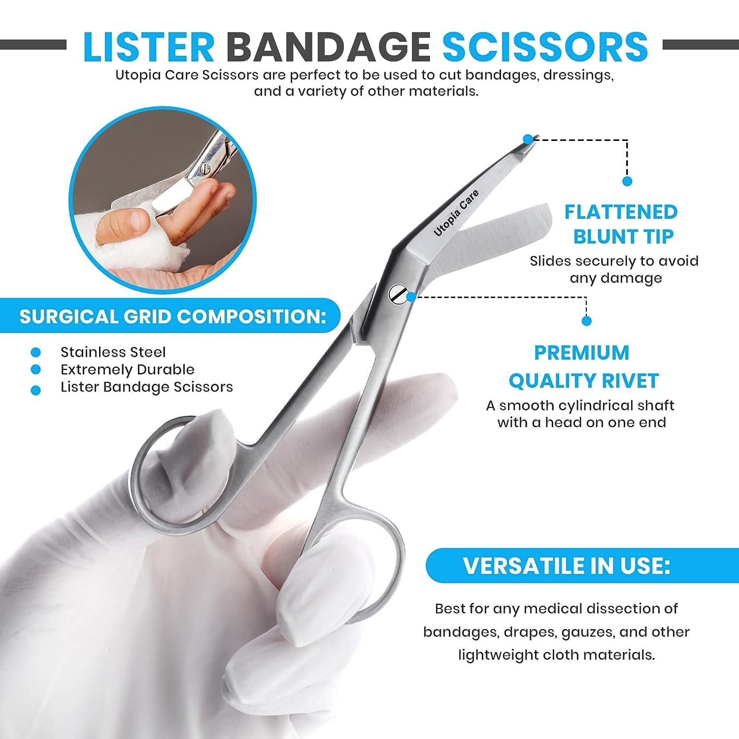 Ever Ready First Aid Medical and Nursing Lister Bandage Scissors 5.5