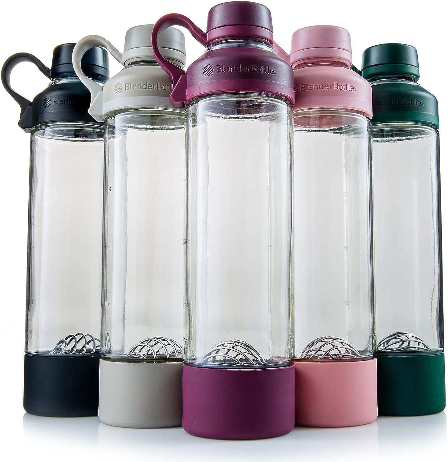 BlenderBottle Classic 20 oz Plum Shaker Cup with Flip-Top and Wide