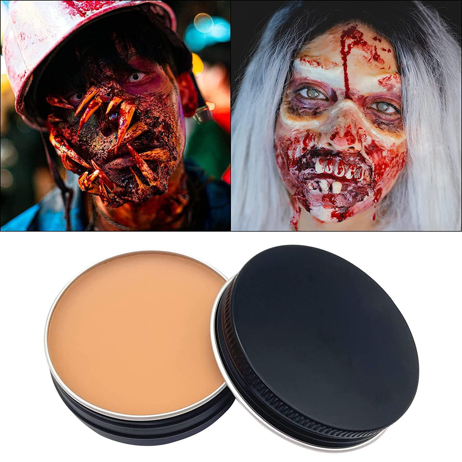 MAKE YOUR OWN SCAR WAX😱 #makeuptutorial #halloweenmakeup #makeuphacks