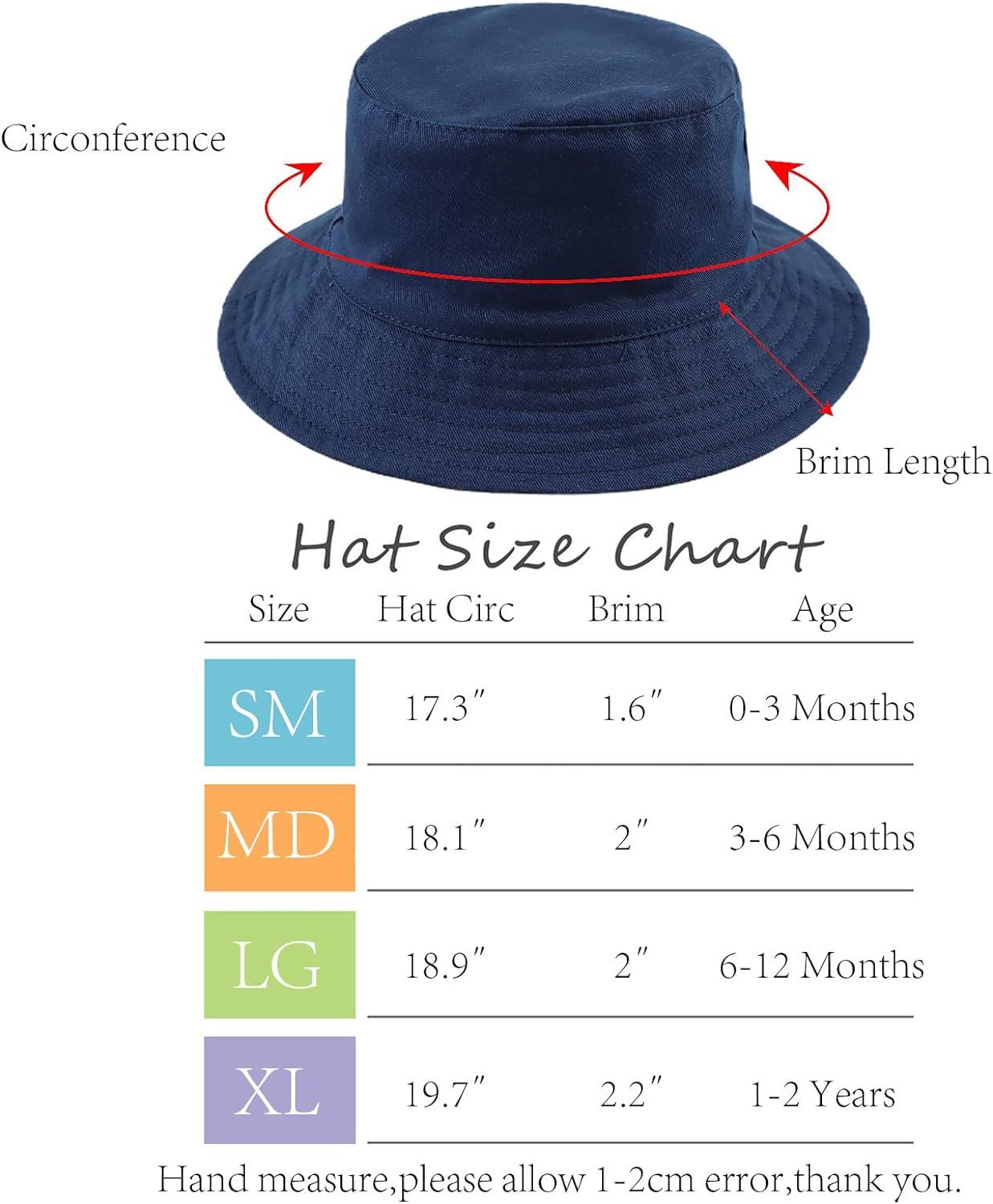 XIAOHAWANG Baby Boy Sun Hat Infant Toddler Dinosaur Bucket Hats Summer Baby  Boys Beach Caps 2-4 Years Navy