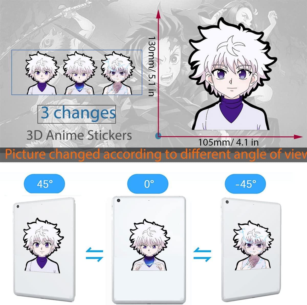 Anime Car Sticker Decals 3D Anime Stickers Car Decal Bumper Stickers  Waterproof Stickers for Car Computer Laptop Skateboard Anime Gifts WH-02