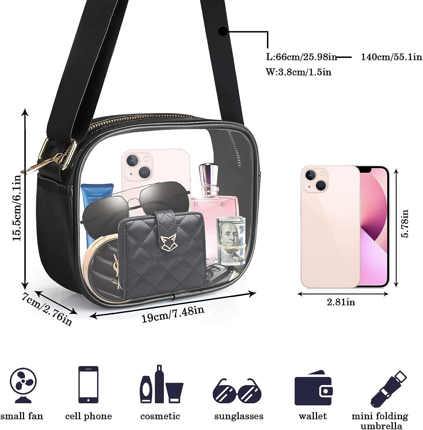 Summer Fashion Transparent Shoulder Bag, Delicate Small Bag That Girls  Love, See-Through Waterproof Clear Bag