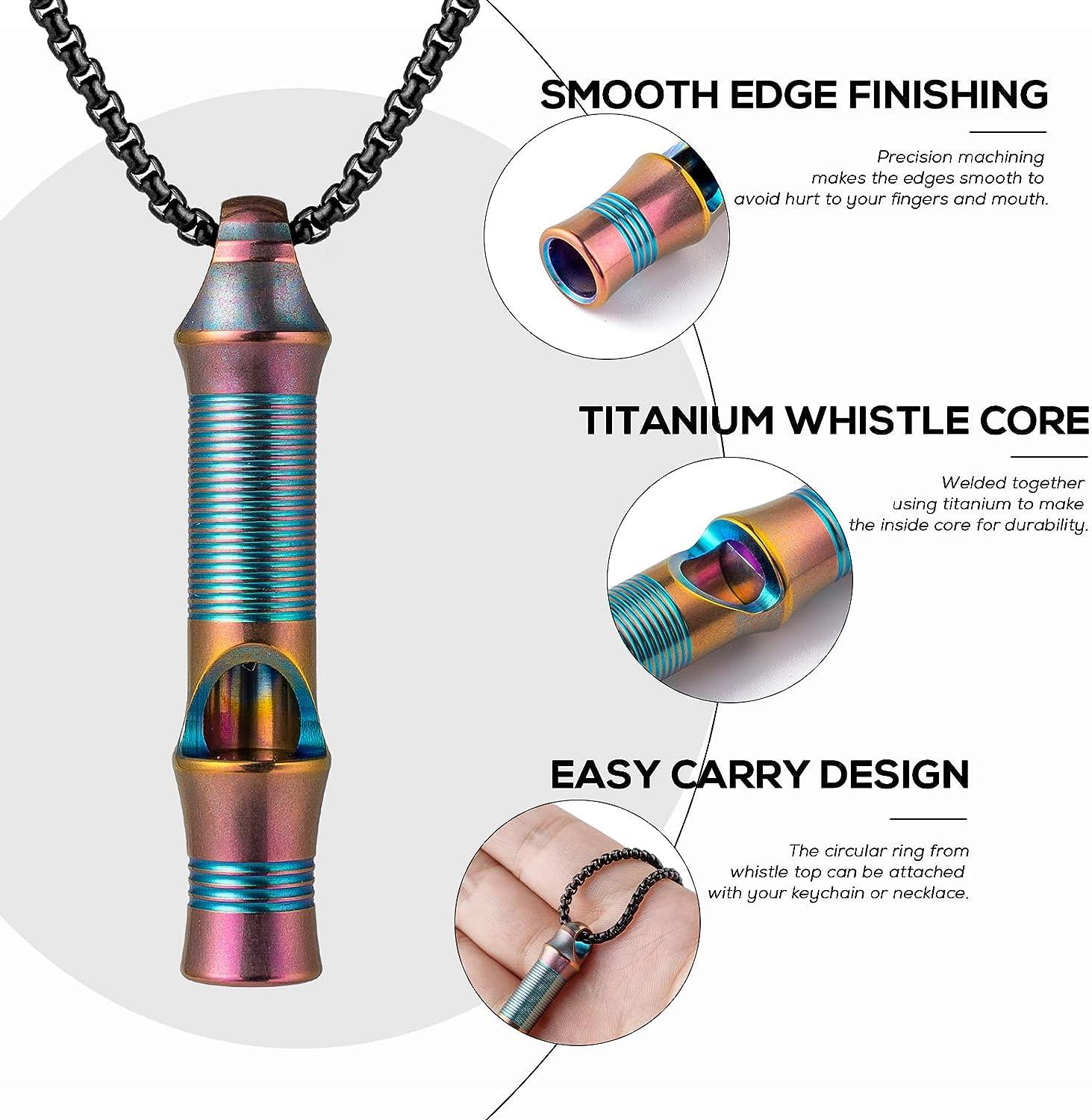 TISUR Titanium Key Ring, Key Chain Rings Heavy Duty Swivel Keyrings  Carabiner Keychain for Men and Women Key Chain Assecories