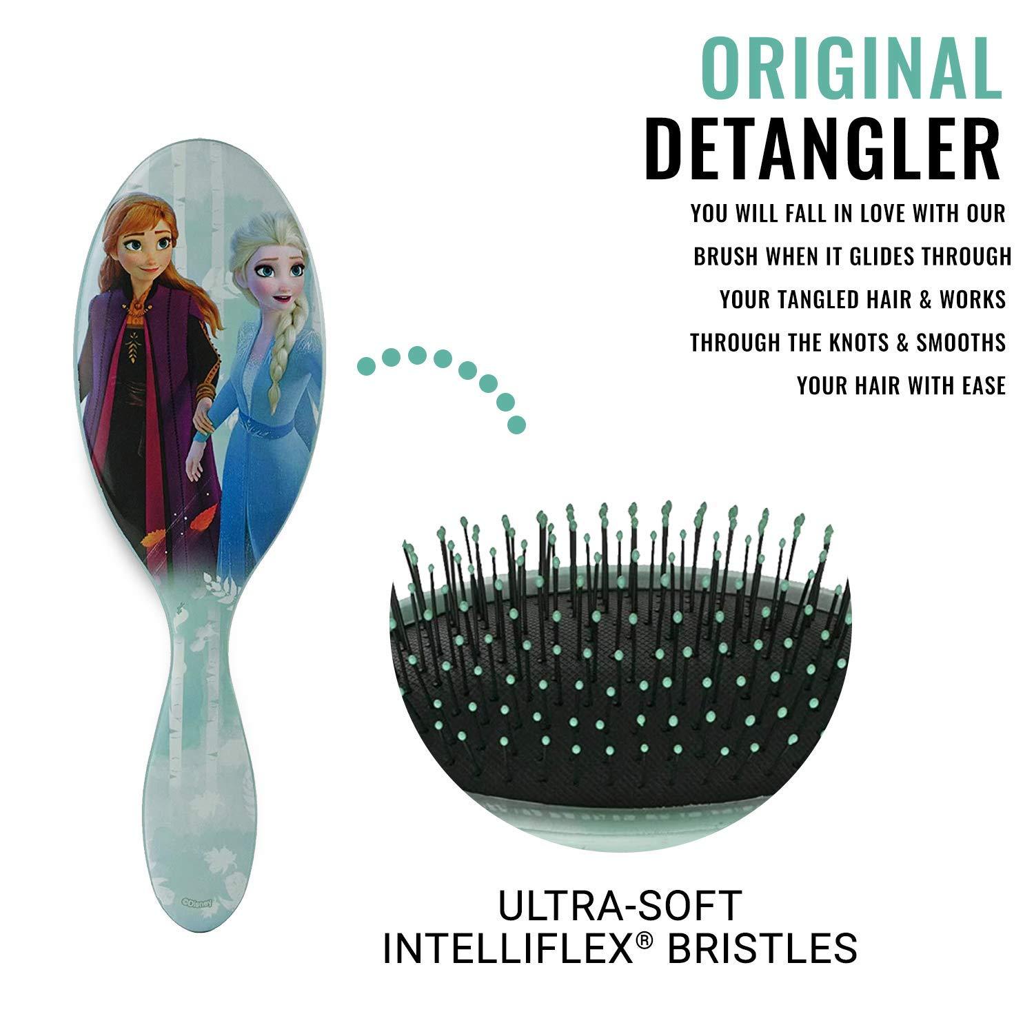 Wet Brush Original Princess Guiding Spirit Detangling Brush- Disney's  Frozen 2 Sisters- All Hair Types- Ultra-Soft IntelliFlex Bristles Glide  Through Tangles with Ease- Protects Against Split End SISTERS 1 Count (Pack  o