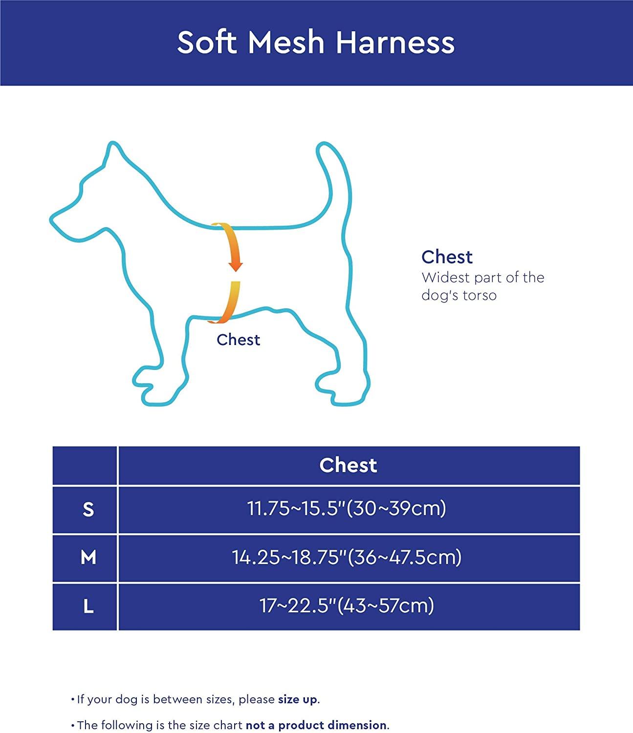 G-Pattern Adjustable Mesh Dog Harness X-Small