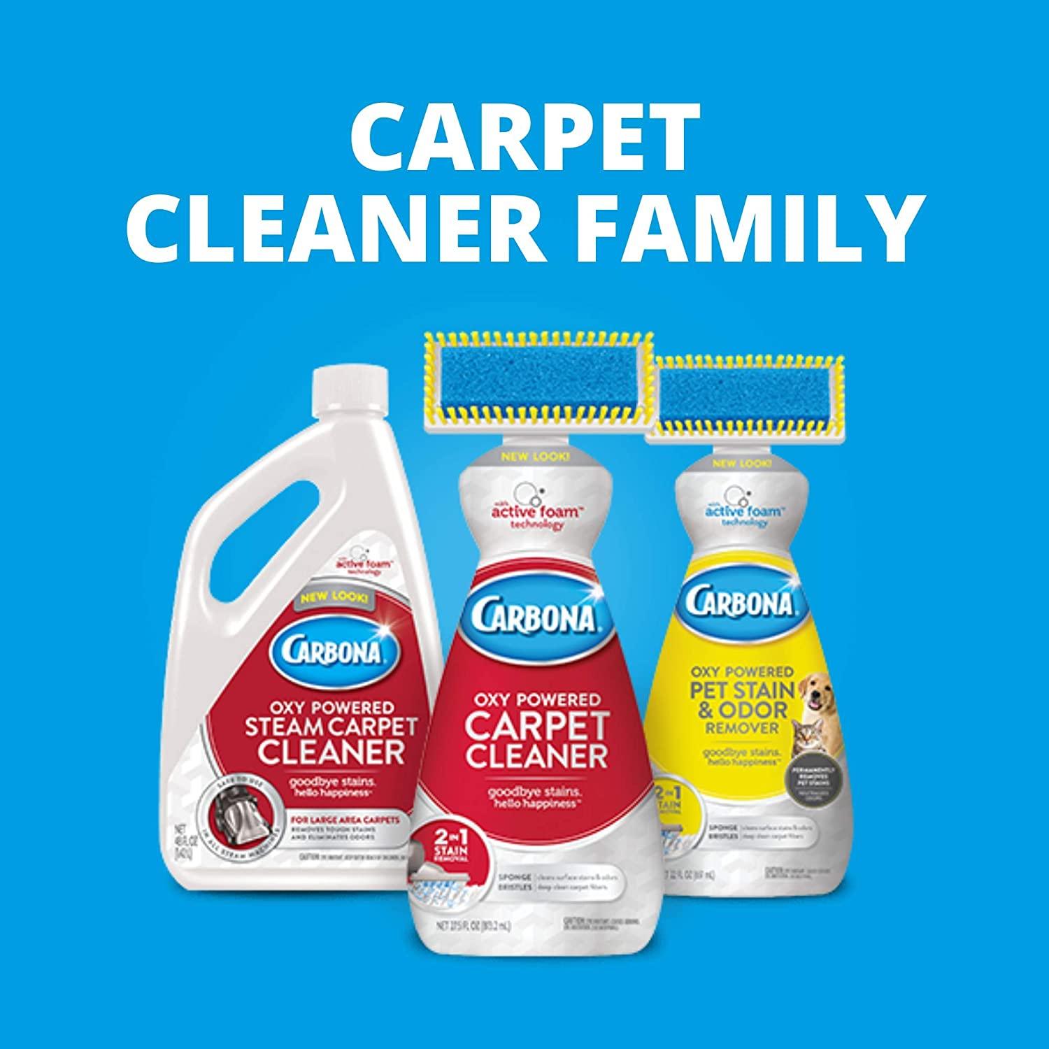 Carbona Carpet Cleaner with Brush, Oxy-Powered Foam for Spot Stain Removal